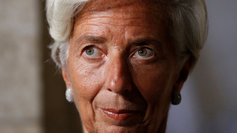 Christine Lagarde, diretora do FMI