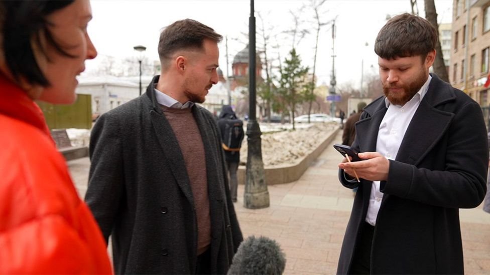 Transeúntes de Moscú