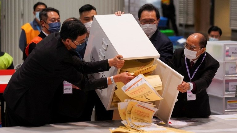 Hong Kong election: China rejects democracy concerns from West