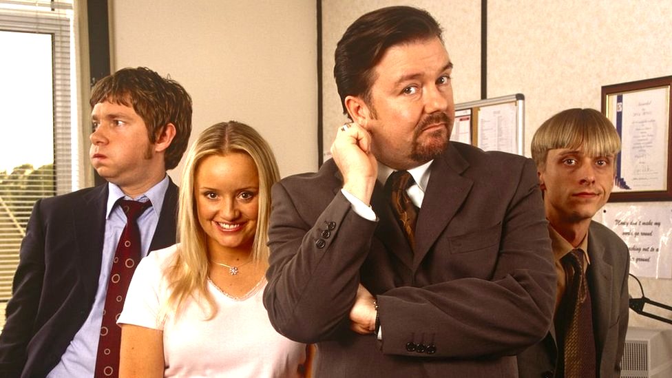 Brent Long Porn - Ricky Gervais: 'The Office would be cancelled now' - BBC News