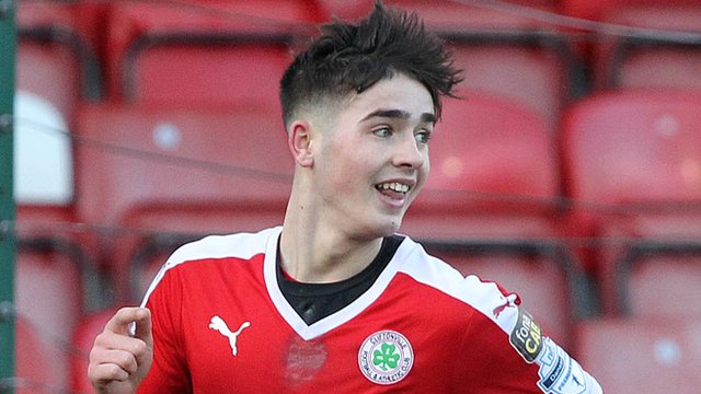 Cliftonville's Jay Donnelly scored the only goal in the game against Portadown at Solitude