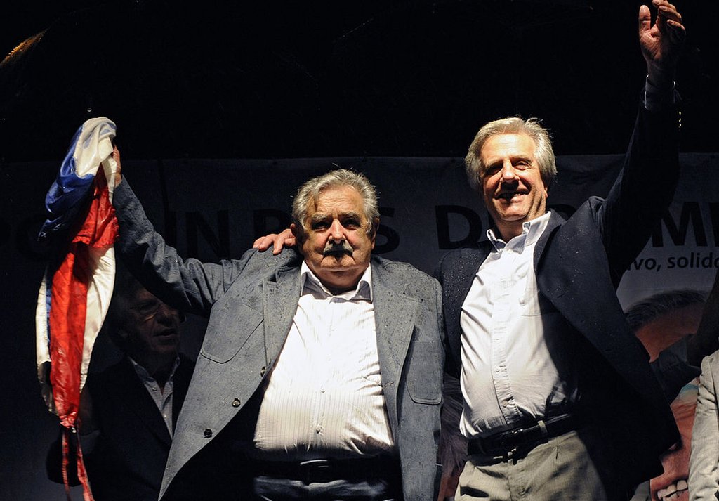 José Mujica y Tabaré Vázquez