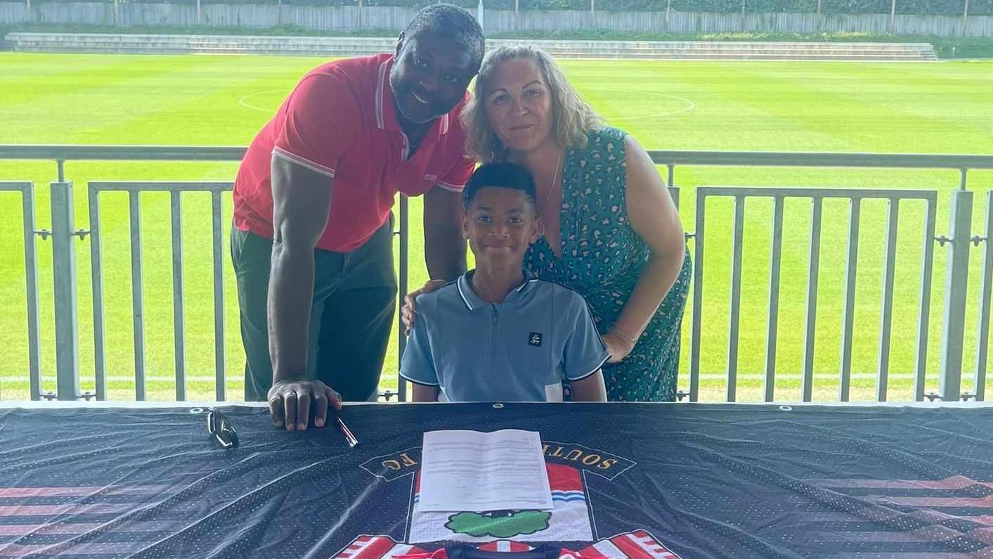 Guernsey boy signs for Southampton football academy