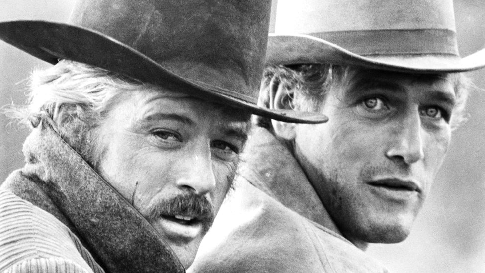 Robert Redford (left) and Paul Newman in Butch Cassidy and the Sundance Kid