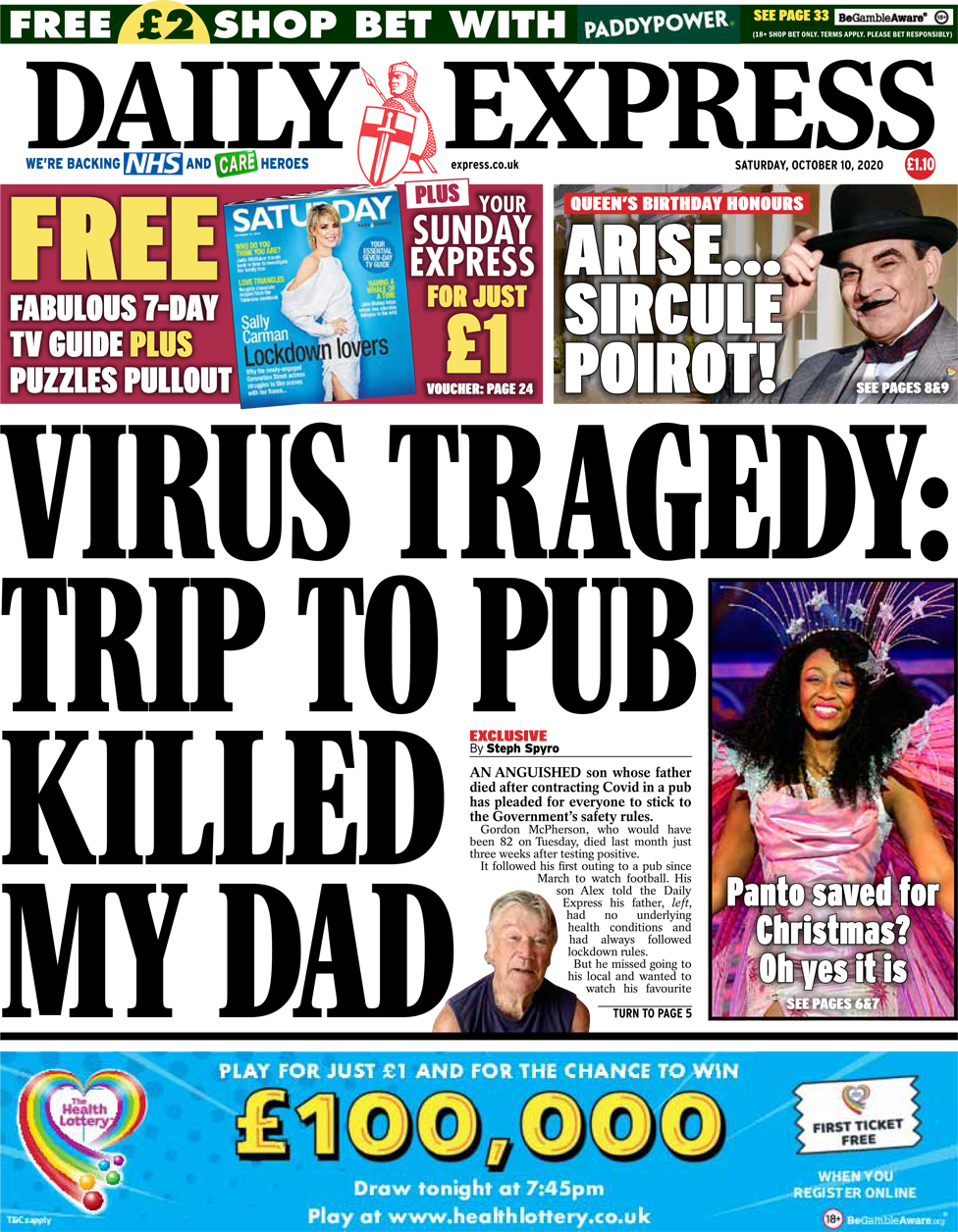 Daily Express 10 October
