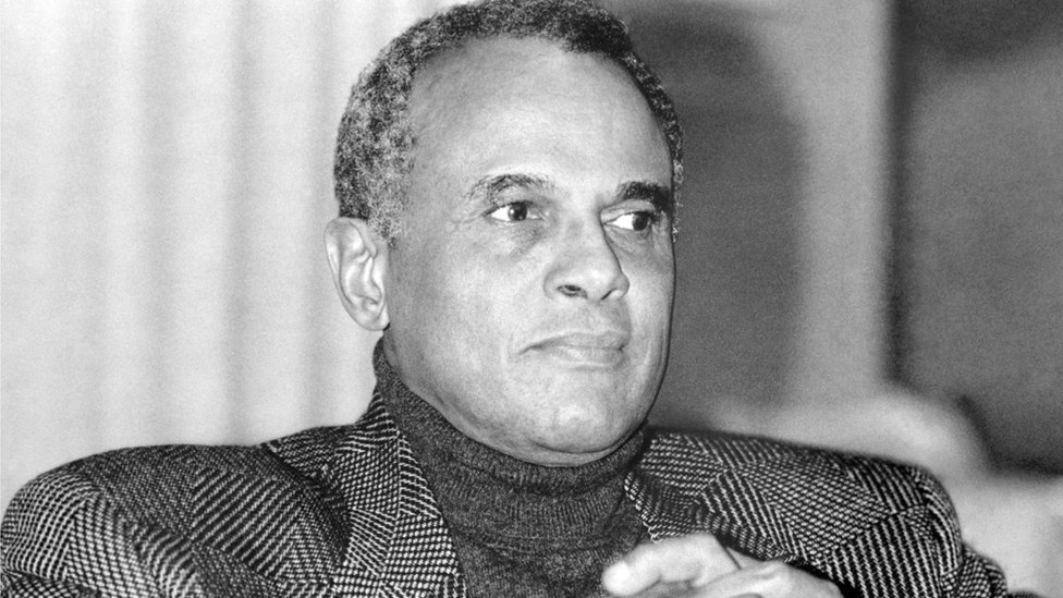 File photo dated 30/11/88 of American actor and singer, Harry Belafonte, on a visit to Helsinki