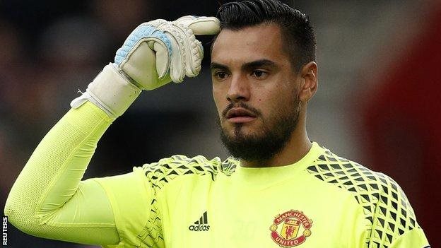 Kipa wa Man Unted na Argentina Sergio Romero