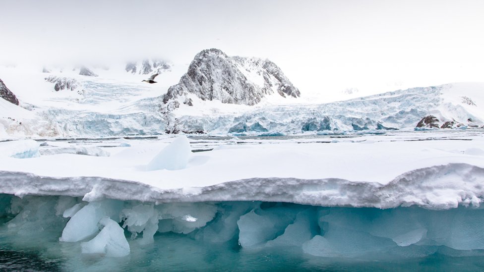Ледниковый ледник Арктического Шпицбергена