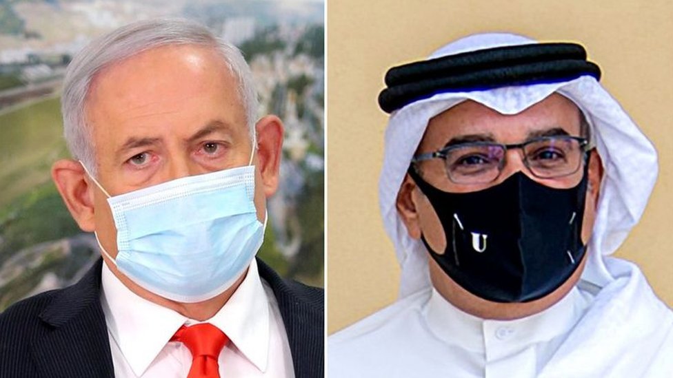 نتنياهو وحمد بن عيسى
