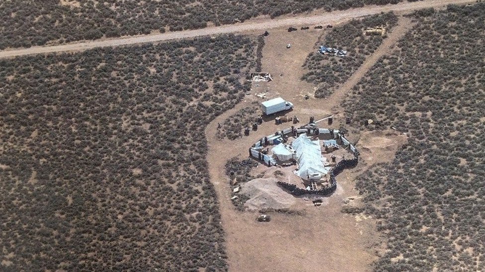 El campamento donde encontraron a 11 niños en estado de desnutrición