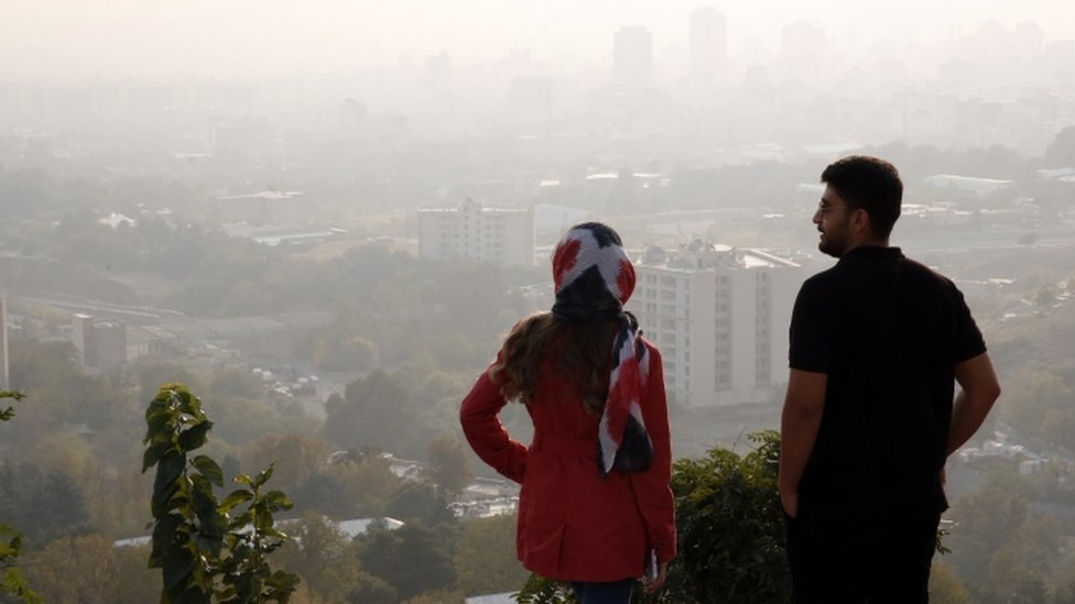 Tahran'da hava kirliliği