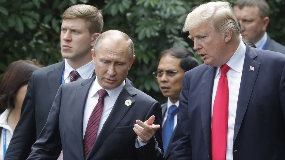 Putin y Trump.