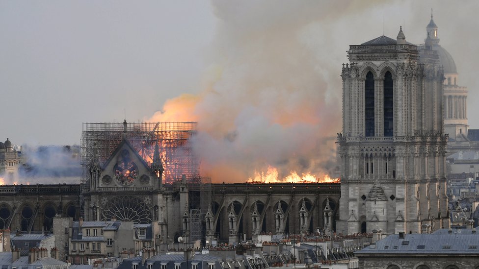 Notre Dame: lo que se sabe del devastador incendio que causó graves daños a  la catedral de París