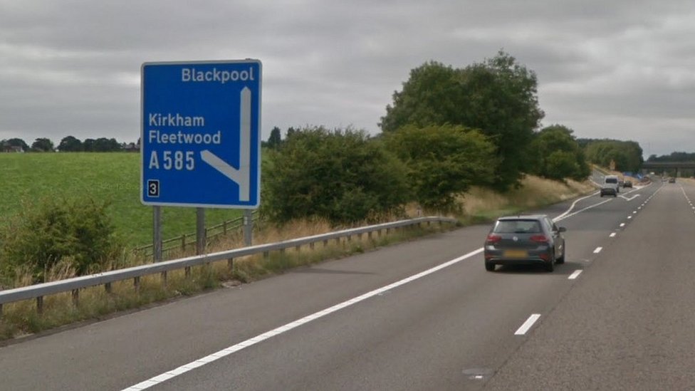 M55 crash Man dies and three hurt in Lancashire