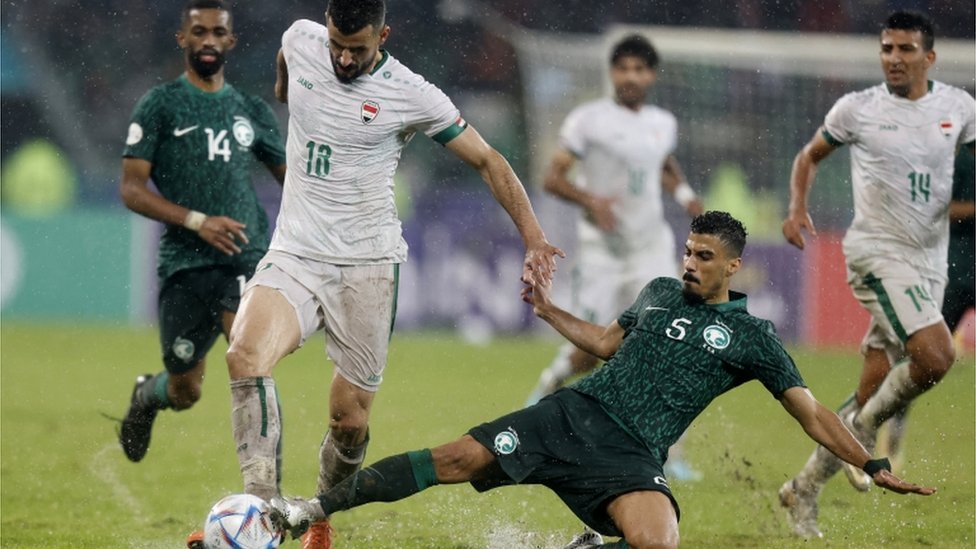 مباراة السعوديةو العراق في ملعب البصرة الدولي، 9 يناير/كانون الثاني 2023