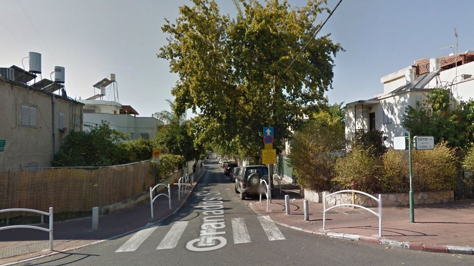 La calle Granados, en Ramat Gan (Tel Aviv), es una de dos calles en Israel bautizadas en honor al diplomático guatemalteco Jorge García Granados. Foto: Google Maps. La calle Granados, en Ramat Gan (Tel Aviv)