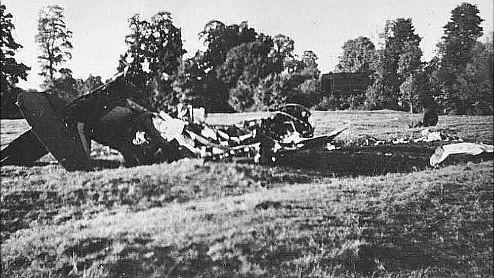 wwii us military plane crash on takeoff caused by sugar in gas tank