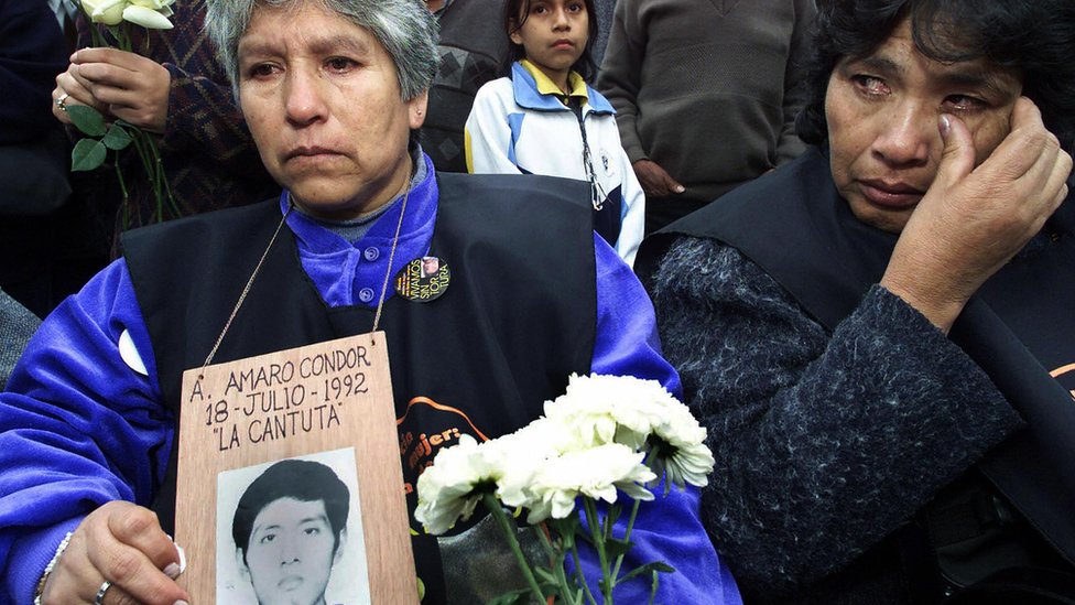 Pedro Pablo Kuczynski no se ha reunido con los deudos de las víctimas de las matanzas de Barrios Altos y La Cantuta. Madre de una de las víctimas de la matanza de La Cantuta.