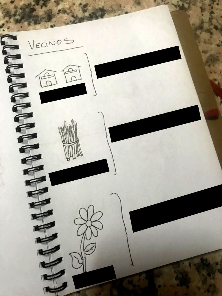 Cuaderno con ilustraciones de Encarna Alés.