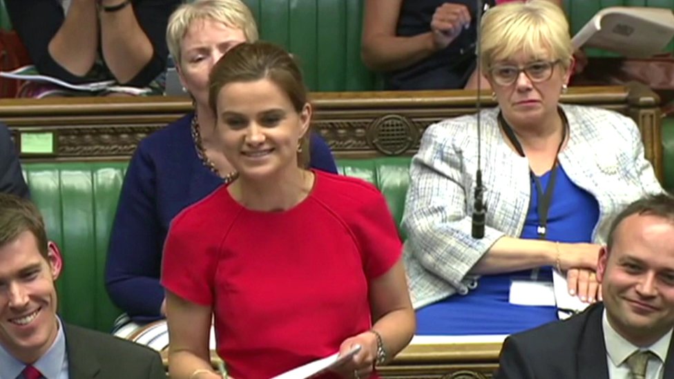 Jo Cox in the House of Commons