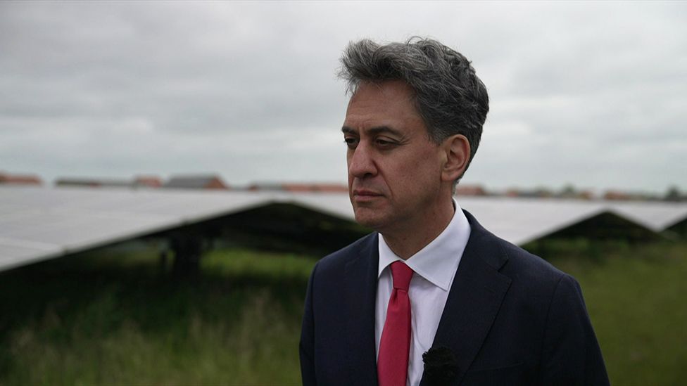 Ed Miliband criticises Reform UK's Net Zero stance