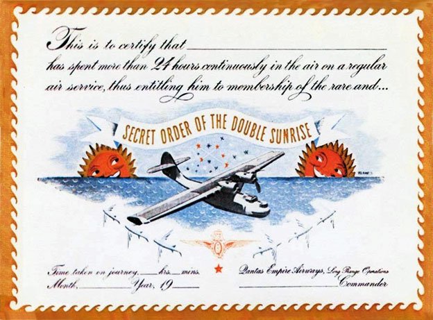 Certificado de la Orden Secreta del Doble Amanecer