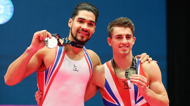 British gold and silver in Pommel Horse