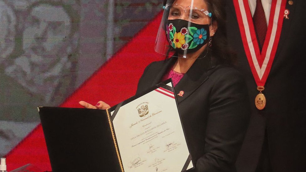 Dina Boluarte, vicepresidenta de Perú
