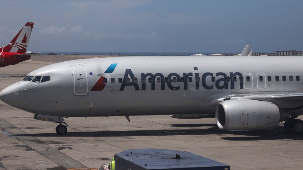 Avión de American Airlines.