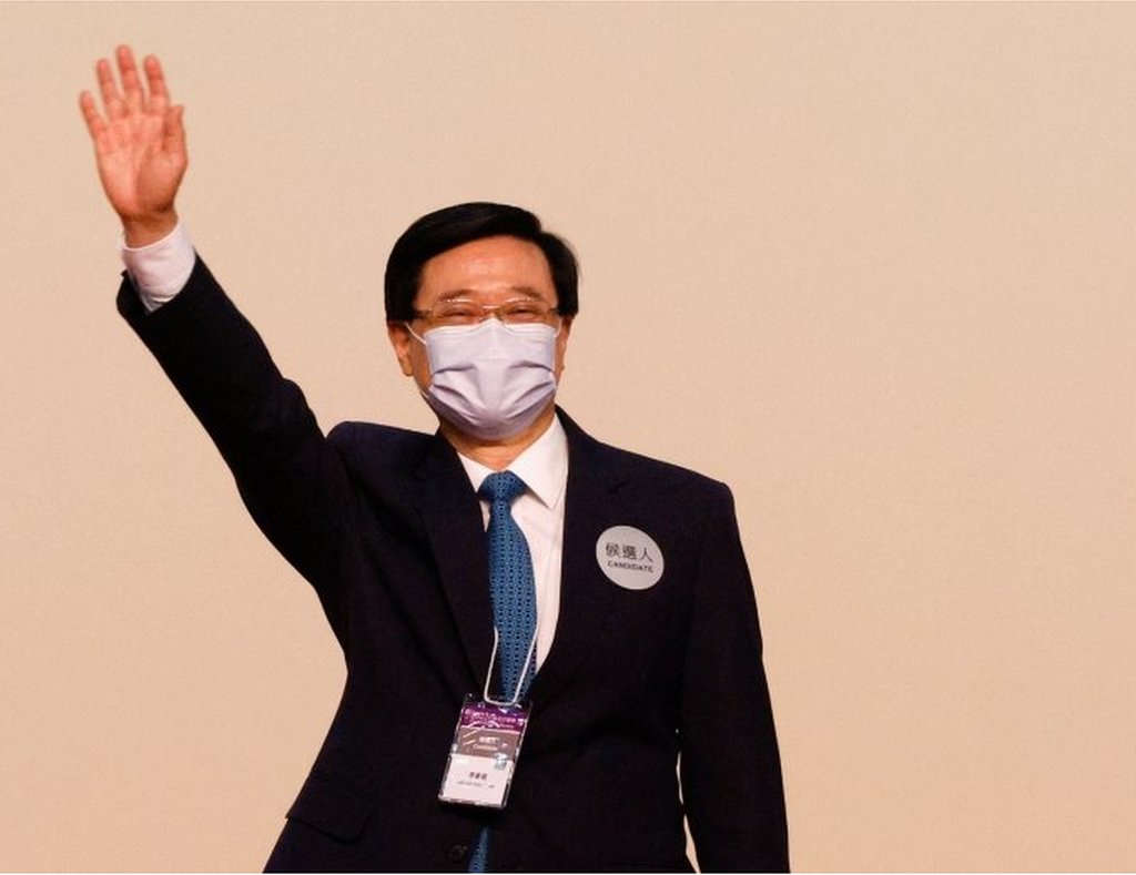 李家超獲1416張支持票當選香港行政長官