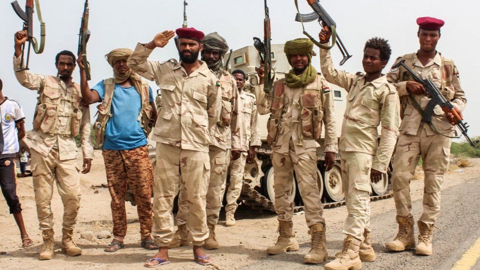 جنود سودانيون يقاتلون إلى جانب قوات حكومية مدعومة من السعودية في اليمن