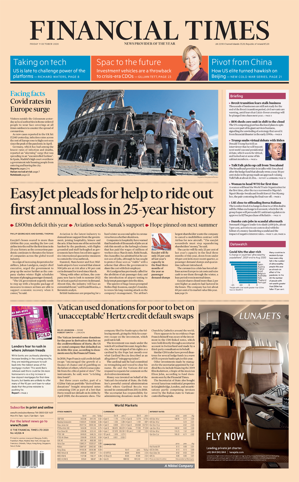 FT front page