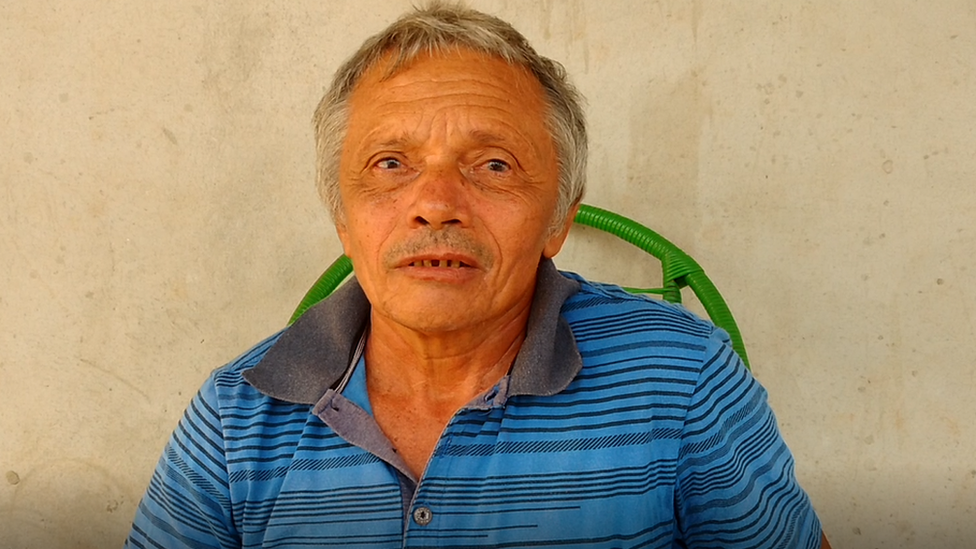 José Vieira es hijo de un campesino al que mataron los militares.