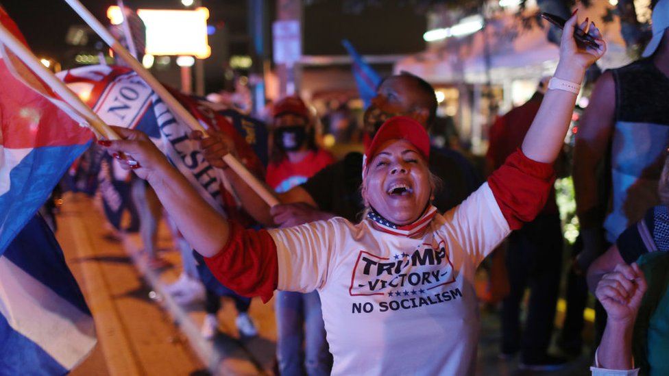 Voters celebrate in Florida