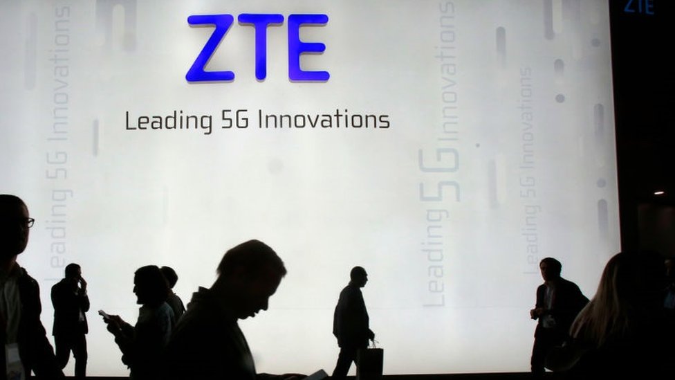 Стенд ZTE во время Mobile World Congres