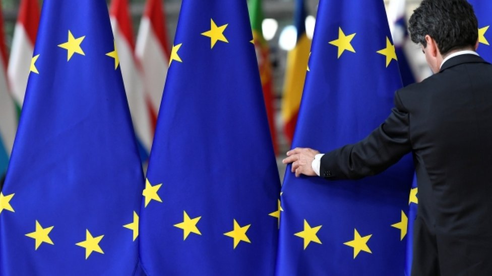 Файловое изображение флагов ЕС