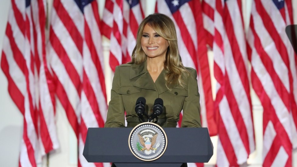 Melania Trump: el inusual conciliador discurso de la primera dama que  prefiere "no meterse en política" - BBC News Mundo