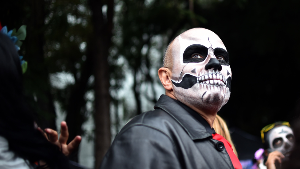 Celebración del día de los muertos en México