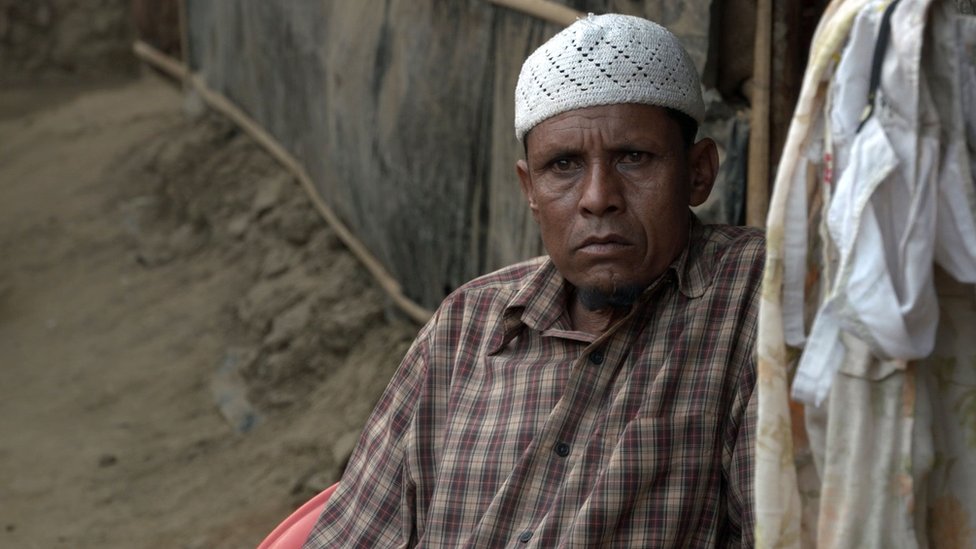 Мужчина рохинджа из Бангладеш
