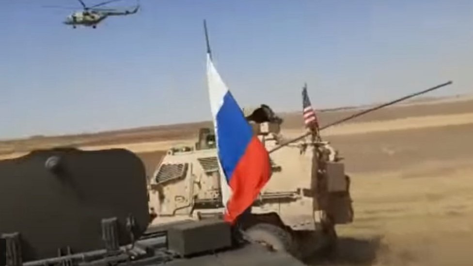 Syria war: American troops hurt as Russian and US military vehicles collide