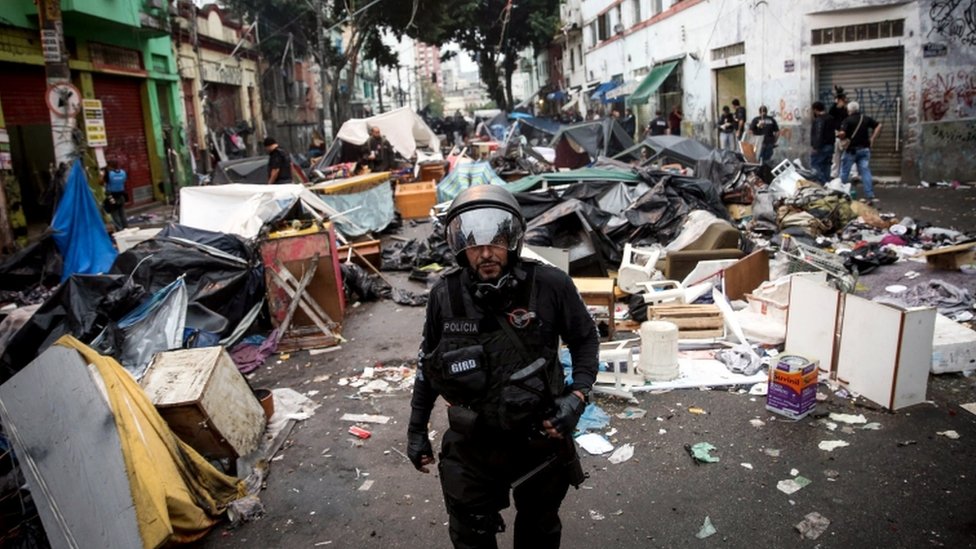 Полицейская операция в Сан-Паулу-Кракленд
