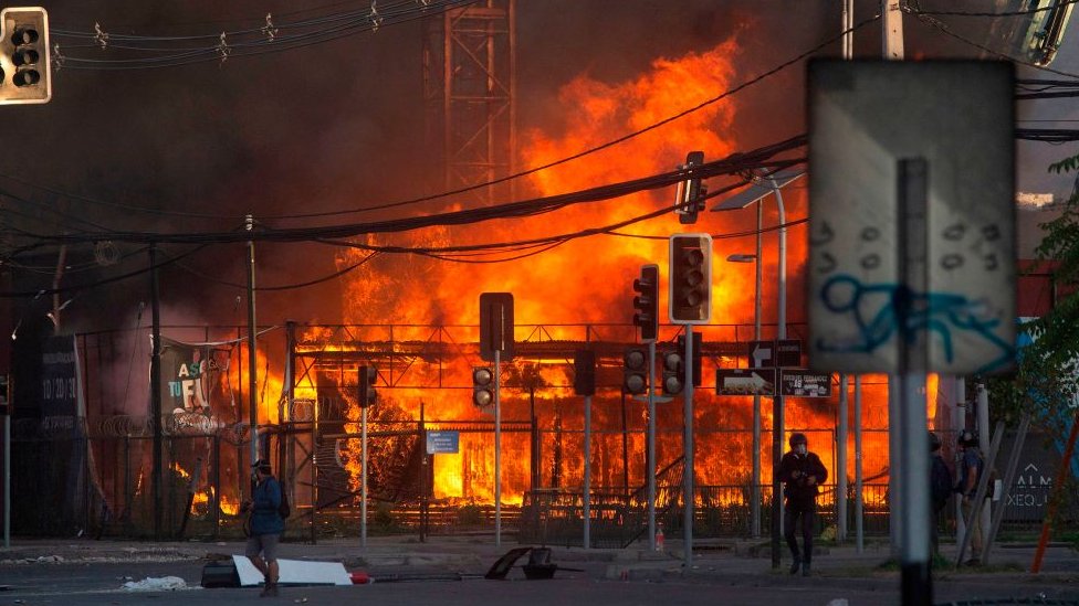 incendio de un edificio