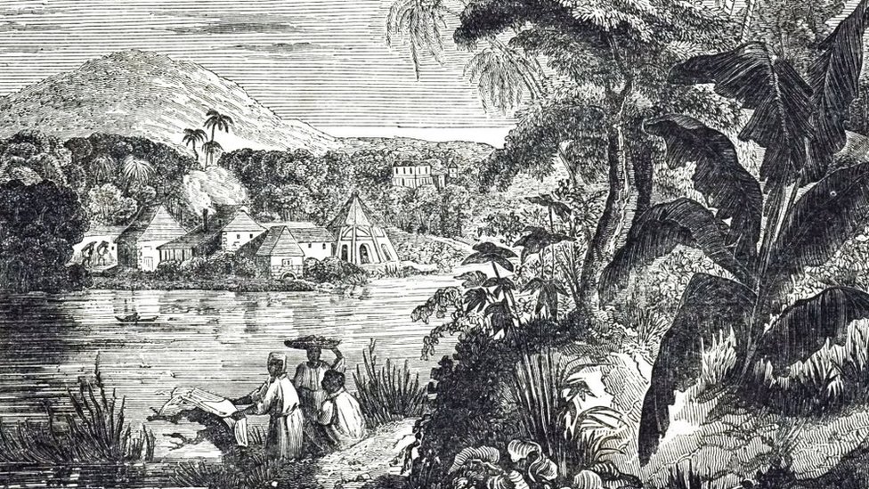 Сахарная плантация, 1837 г.