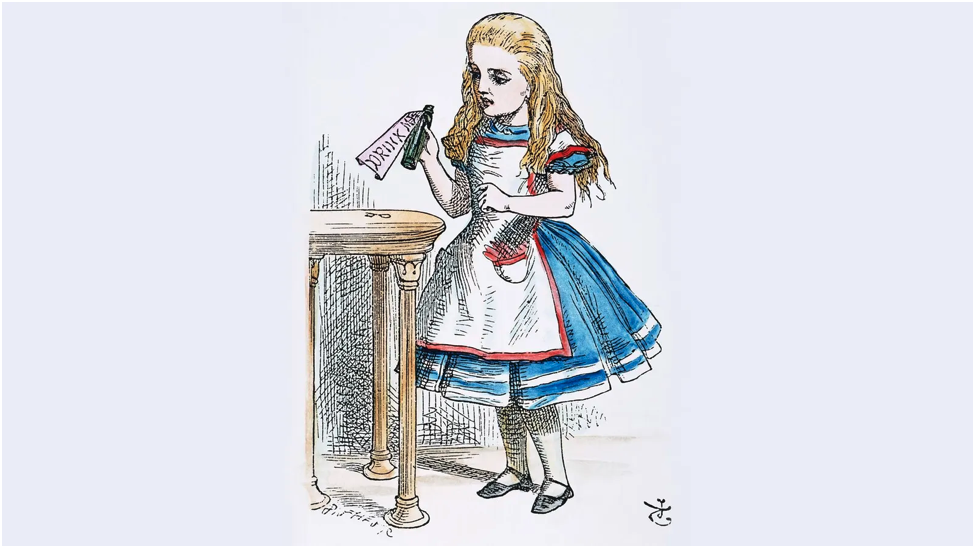 Luis Kerol je 1871. objavio knjigu „Iza ogledala", u kojoj je predstavio Cvrokotaša, Piskutavca i Piskutavka