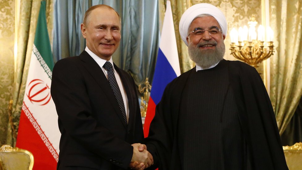 Putin y Rouhani