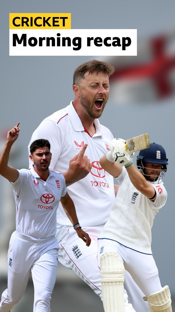 England in control at the end of the first session of the day