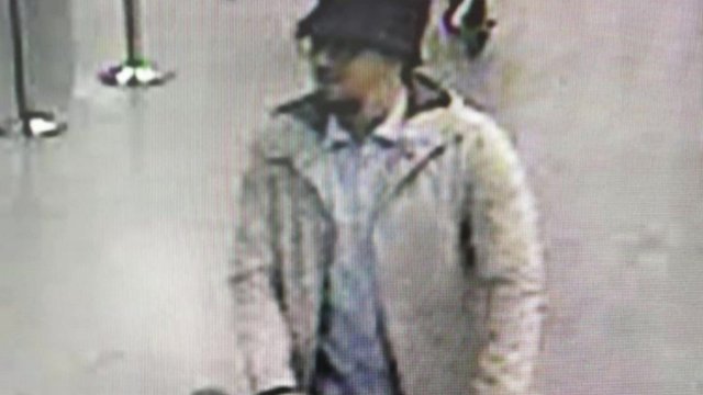Suspect captured on CCTV at Zaventem airport