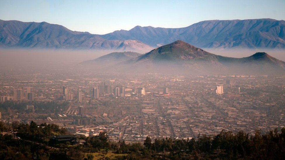 santiago contaminacion