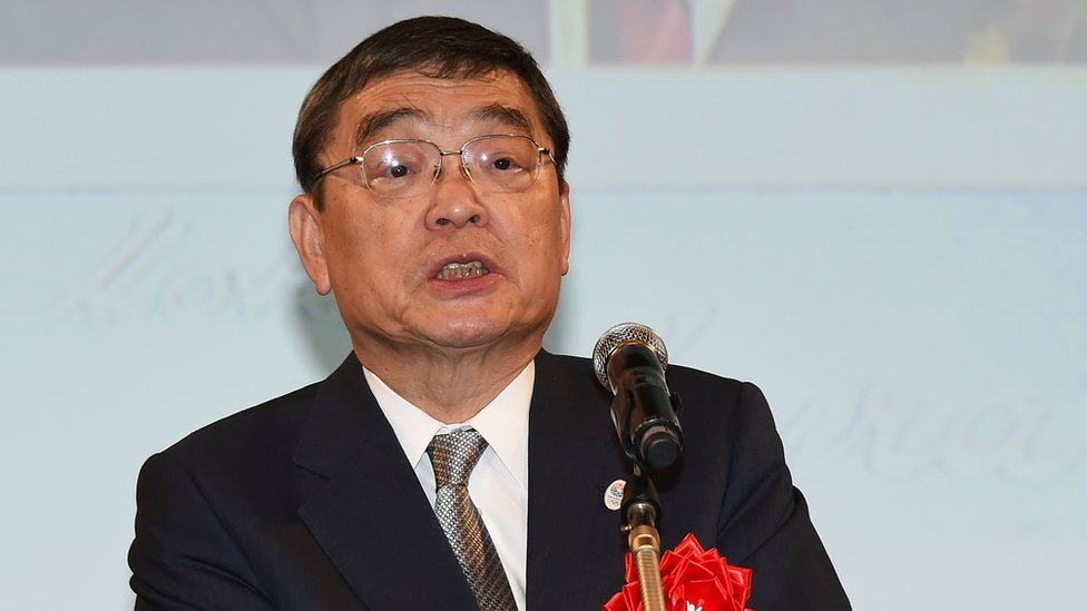 Генеральный директор японской общественной телекомпании NHK Кацуто Момии
