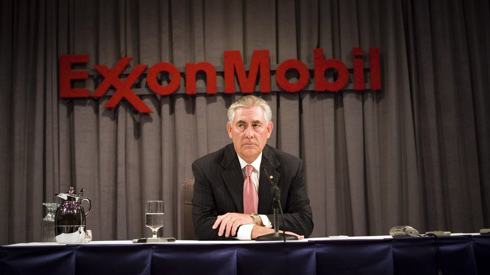 Бывший босс Exxon Рекс Тиллерсон